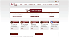 Desktop Screenshot of lilla.com.br